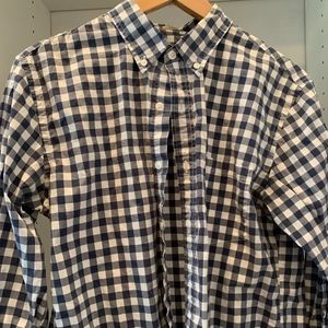 J. Crew Slim Fit Button Down, Navy Gingham